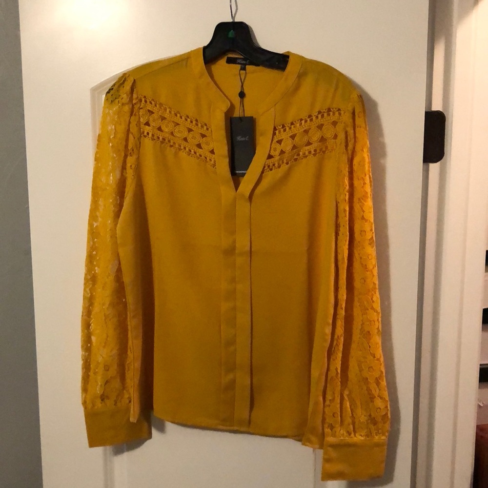 Women’s gold blouses
